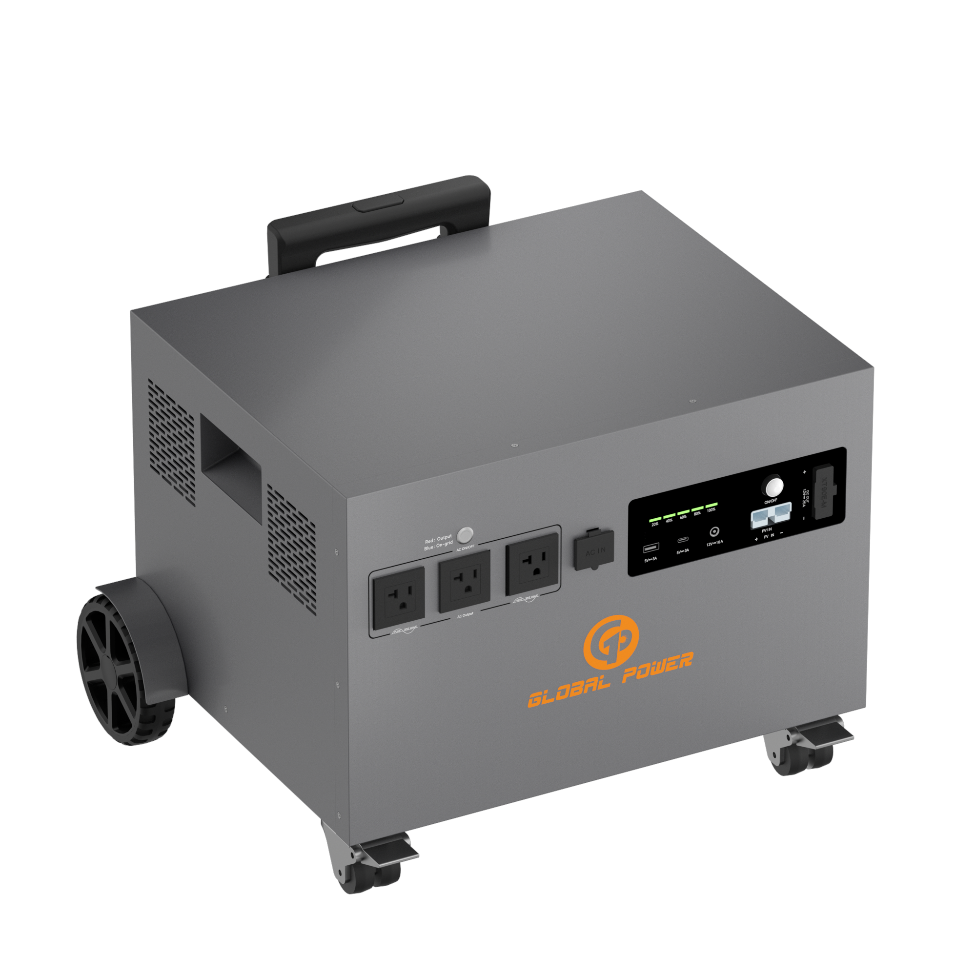 Global Power 3.6kW / 4800Wh Mini ESS — US (110V/120V)