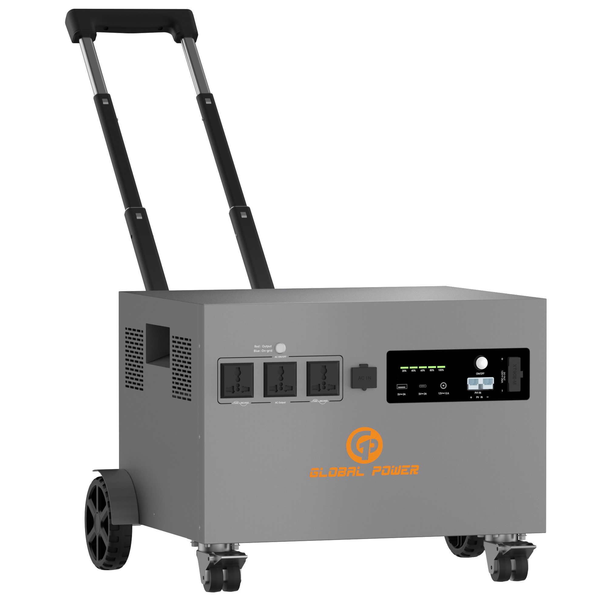 Global Power 3.6kW / 4800Wh Mini ESS — EU/Intl (220V/240V)