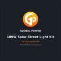 Global Power 100W Solar Street Light Kit (10m Pole)