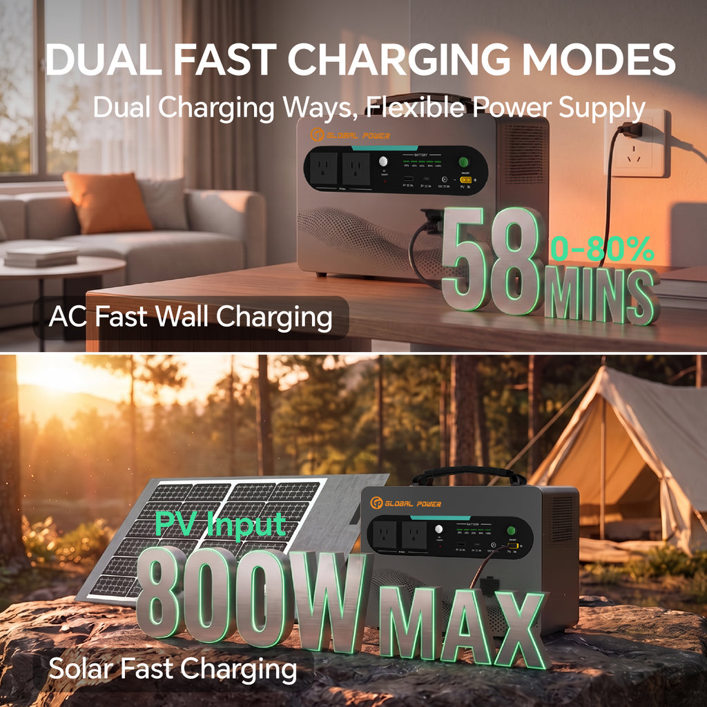 Global Power 1.2kW / 1024Wh Mini ESS — US