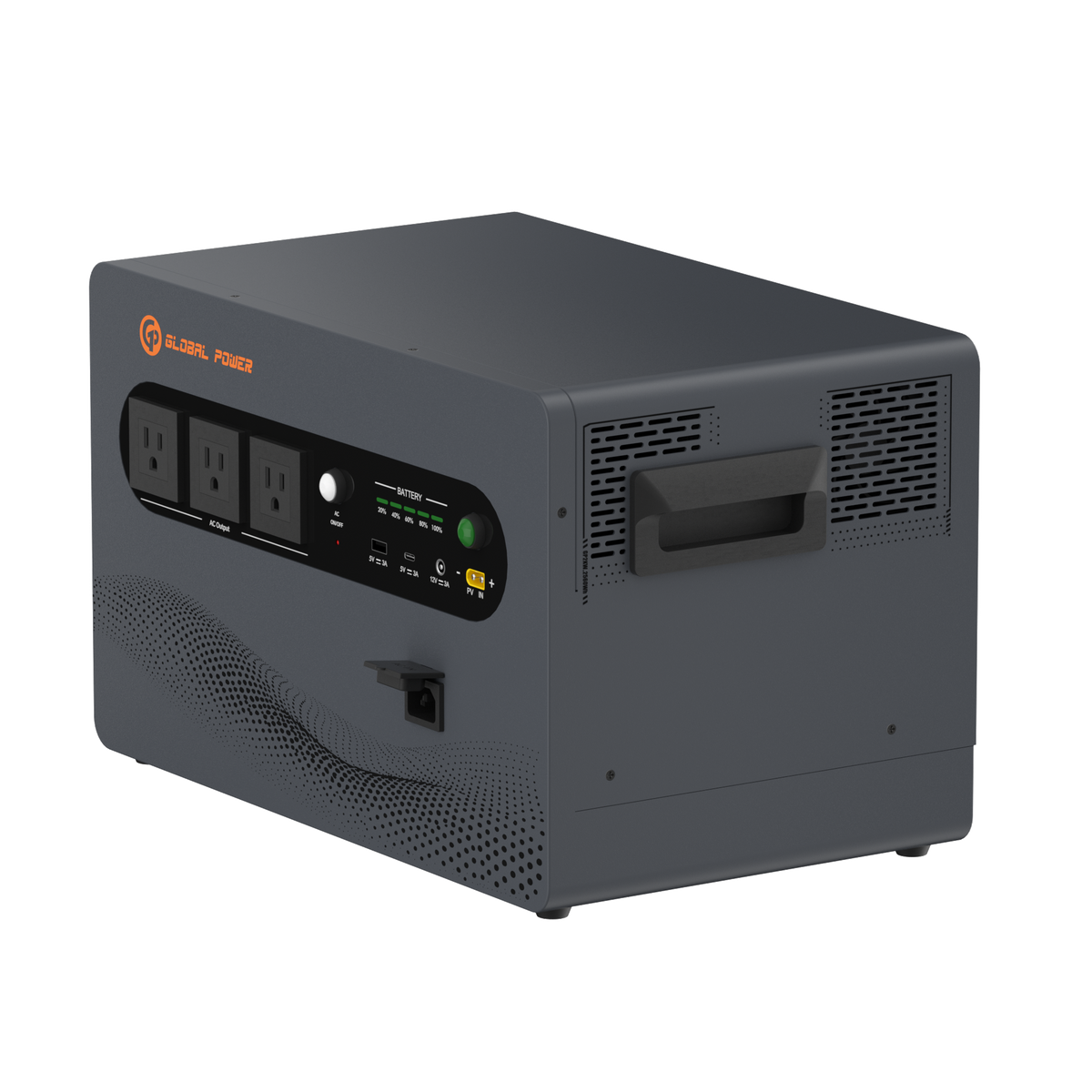 Global Power 2kW / 2560Wh Mini ESS (US), redesigned unit