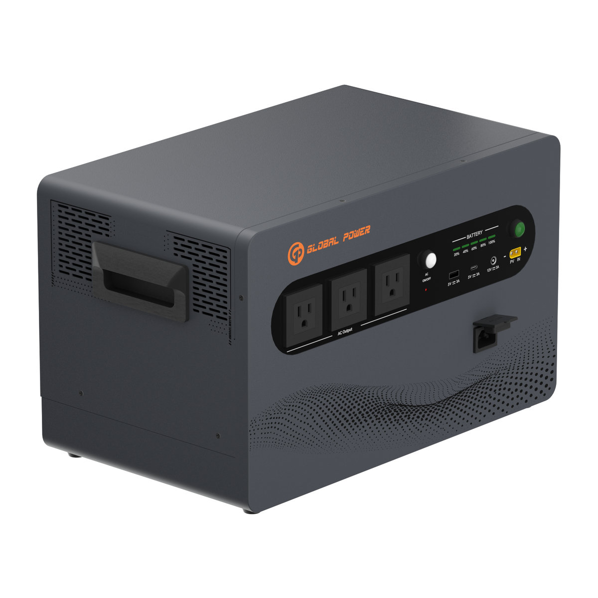 Global Power 2kW / 2560Wh Mini ESS (US), redesigned unit
