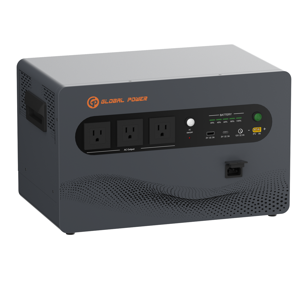 Global Power 2kW / 2560Wh Mini ESS (US), redesigned unit