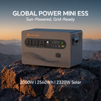Global Power 2kW / 2560Wh Mini ESS — EU/Intl