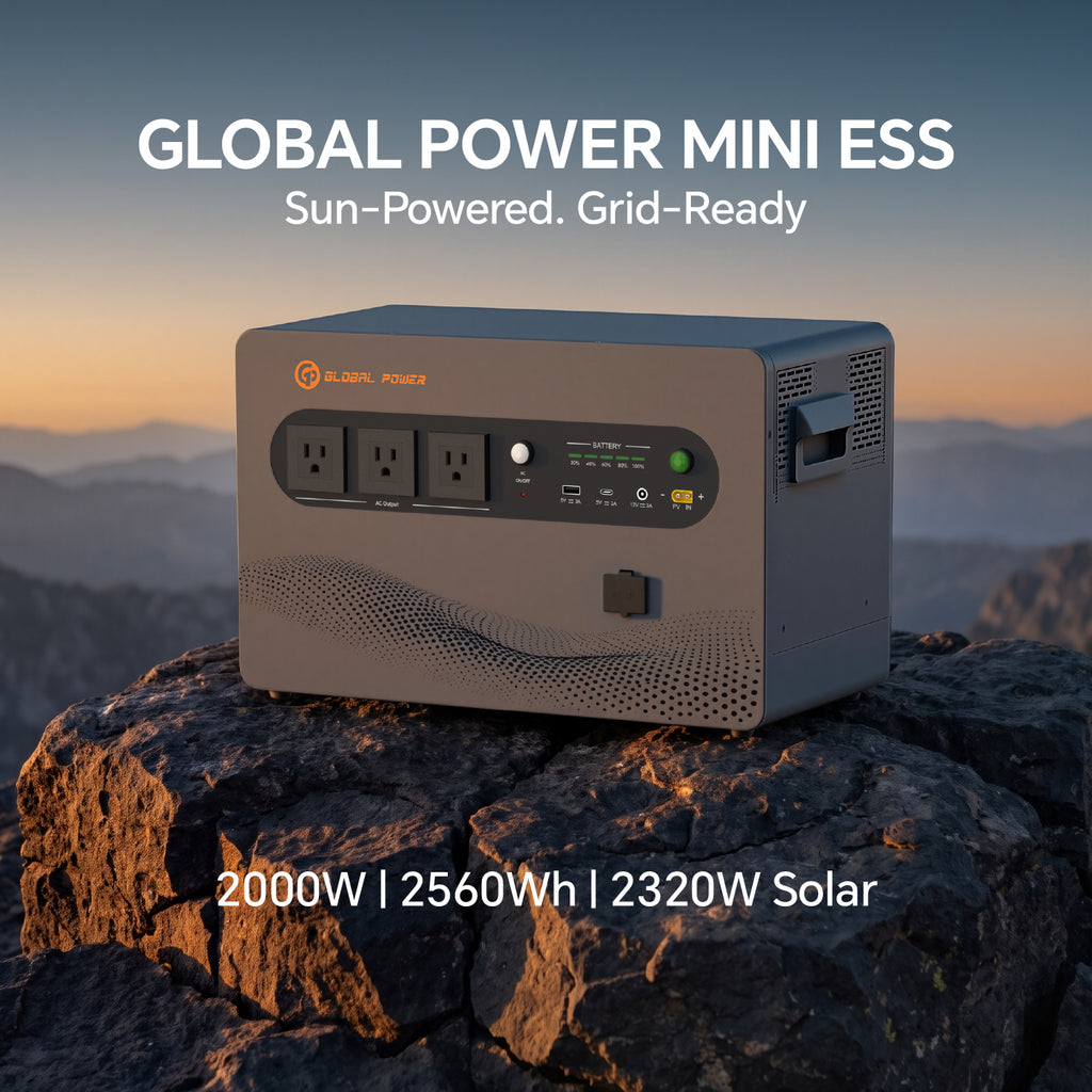 Global Power 2kW / 2560Wh Mini ESS — US