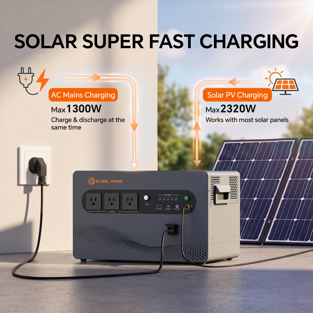 Global Power 2kW / 2560Wh Mini ESS — US