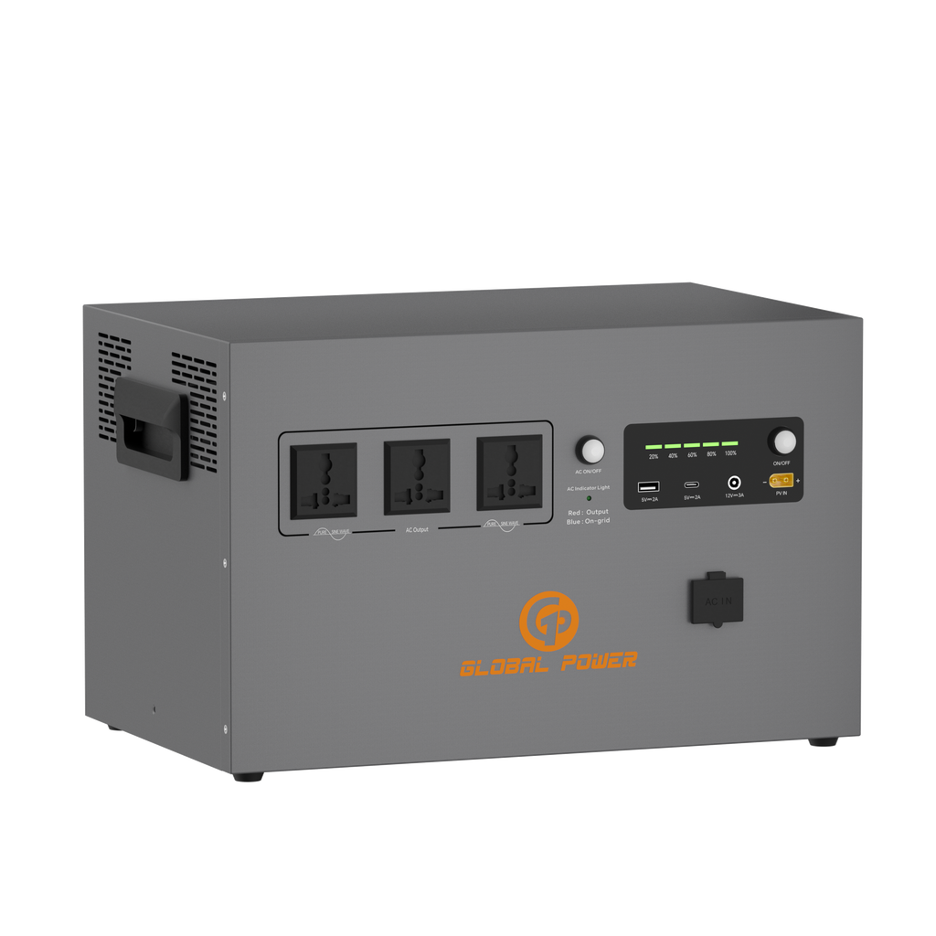 Global Power 2kW / 2560Wh Mini ESS — EU/Intl (220V/240V)