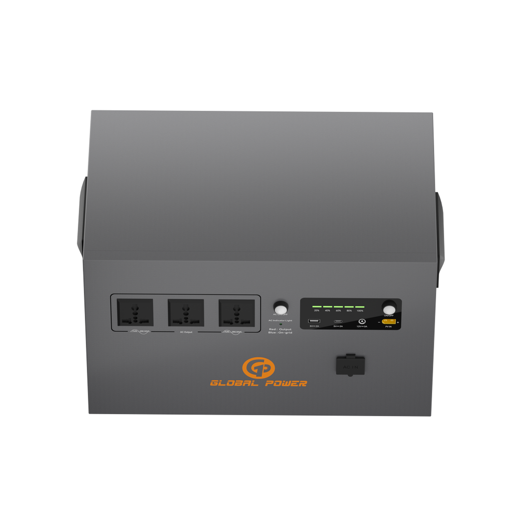 Global Power 2kW / 2560Wh Mini ESS — EU/Intl (220V/240V)