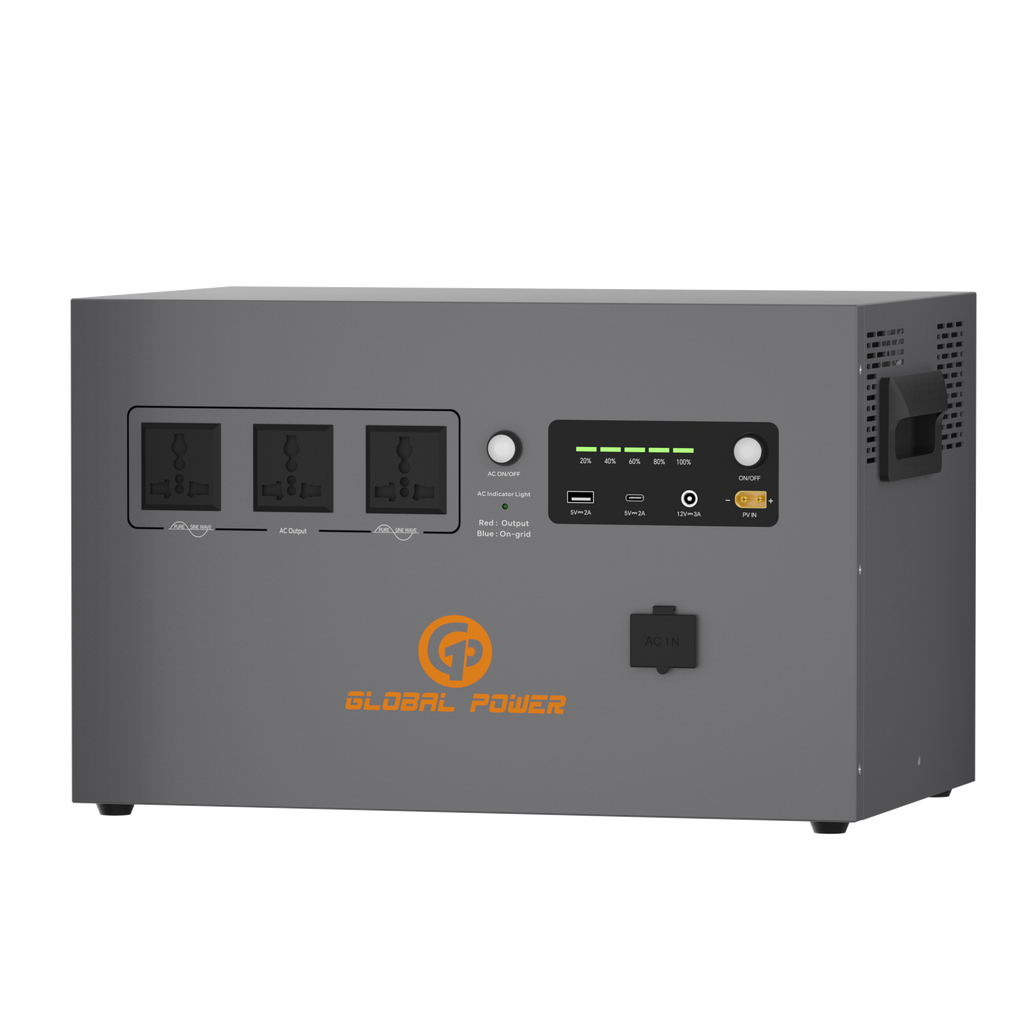 Global Power 2kW / 2560Wh Mini ESS — EU/Intl (220V/240V)