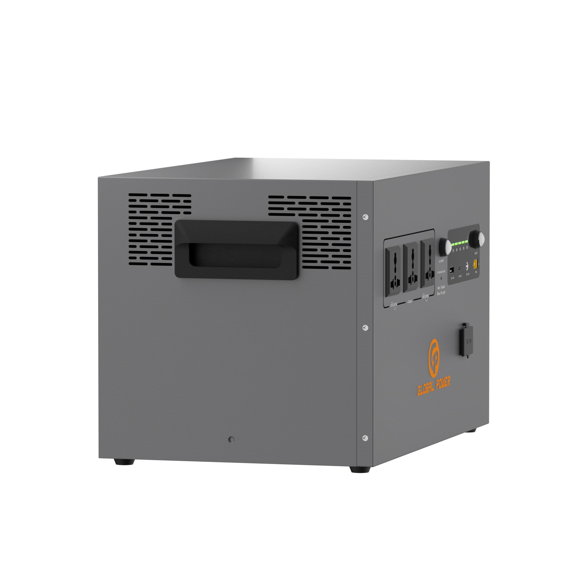 Global Power 2kW / 2560Wh Mini ESS — EU/Intl (220V/240V)