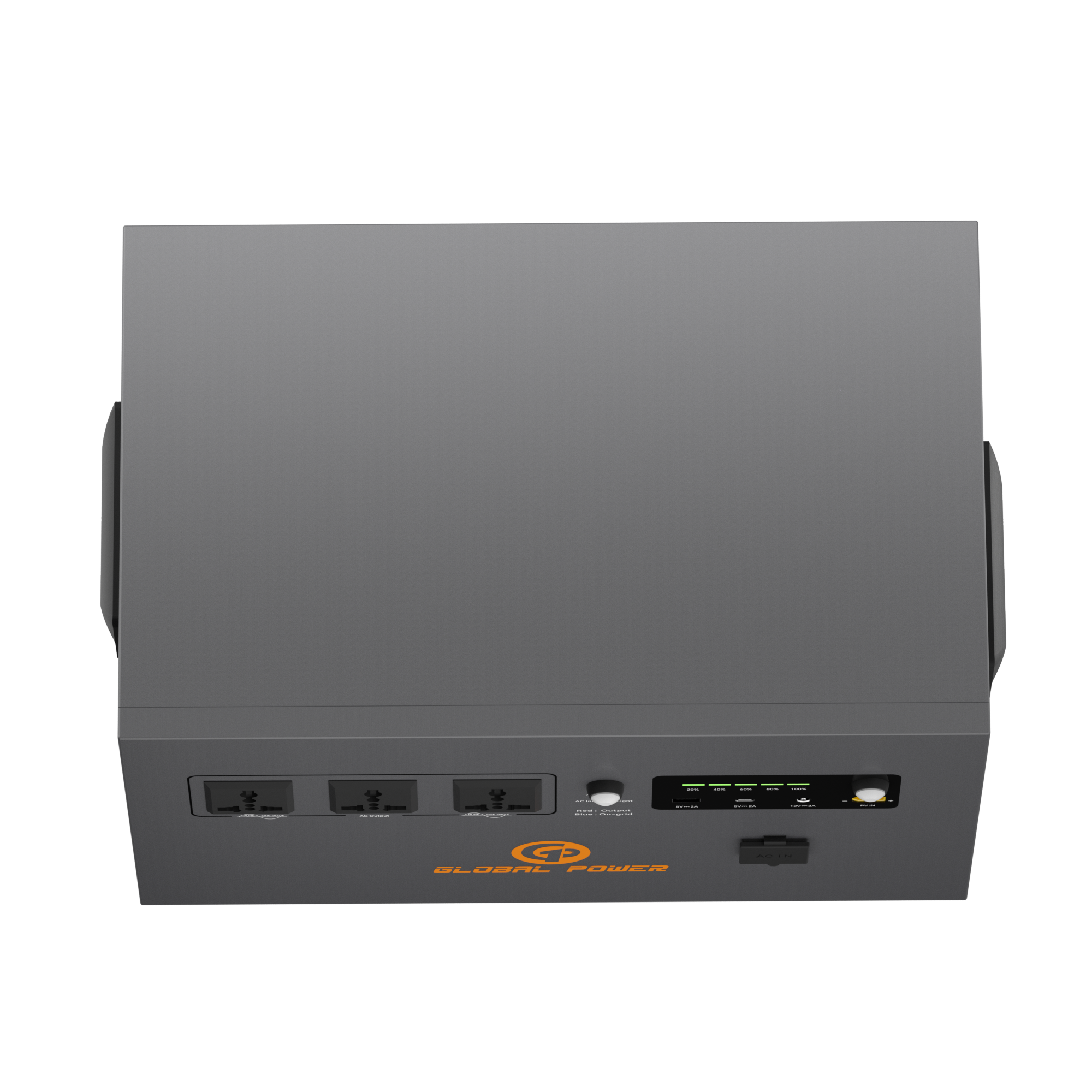Global Power 2kW / 2560Wh Mini ESS — EU/Intl (220V/240V)