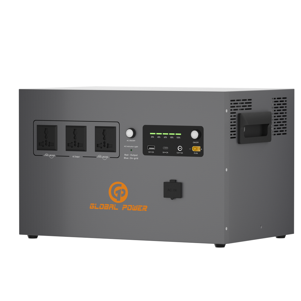 Global Power 2kW / 2560Wh Mini ESS — EU/Intl (220V/240V)
