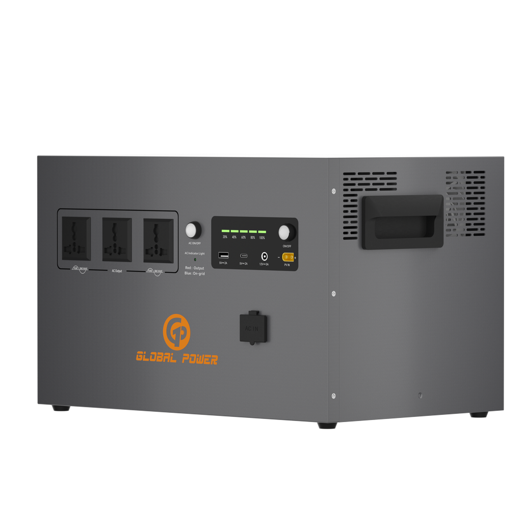 Global Power 2kW / 2560Wh Mini ESS — EU/Intl (220V/240V)