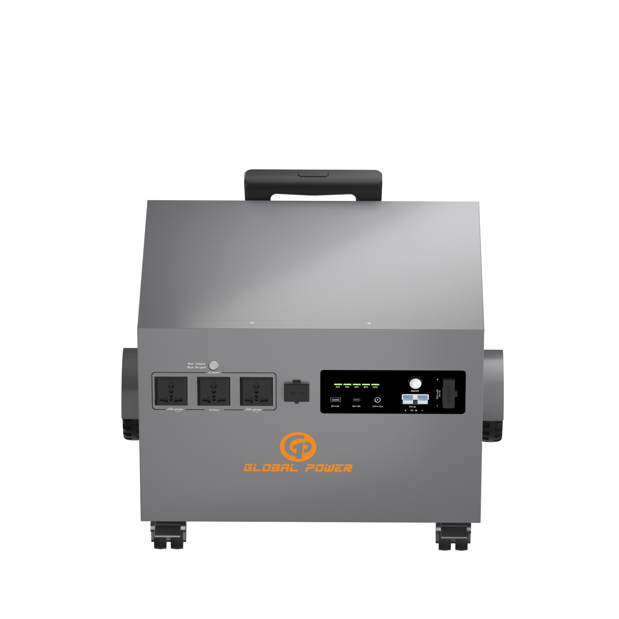 Global Power 3.6kW / 4800Wh Mini ESS — EU/Intl (220V/240V)