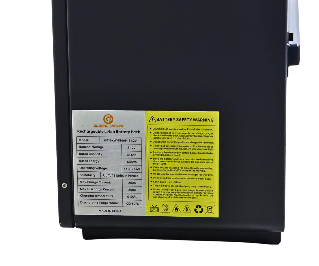 Global Power 16kWh LFP Rack Battery