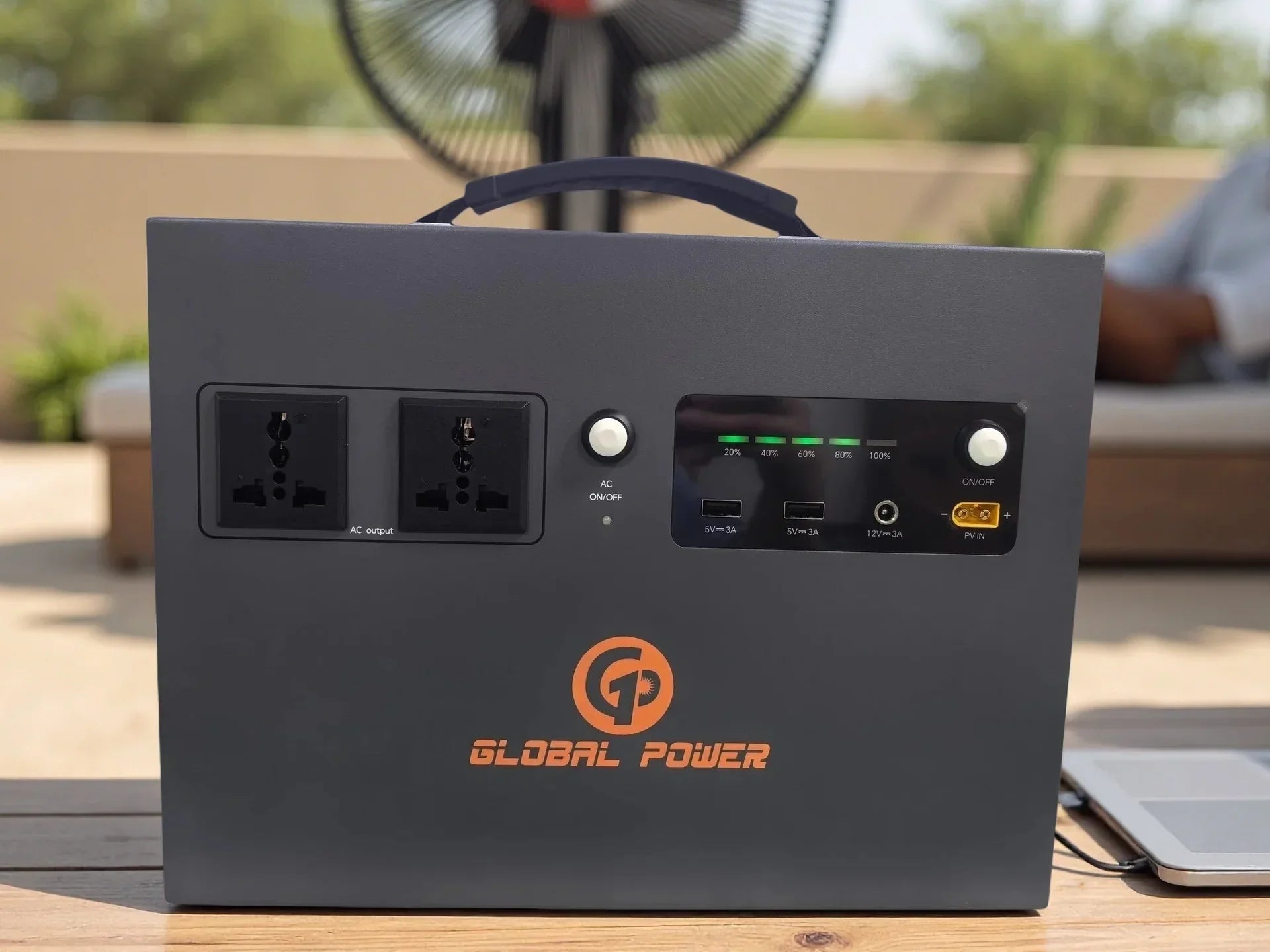 Global Power 1.2kW / 960Wh Mini ESS — EU/Intl (220V/240V)