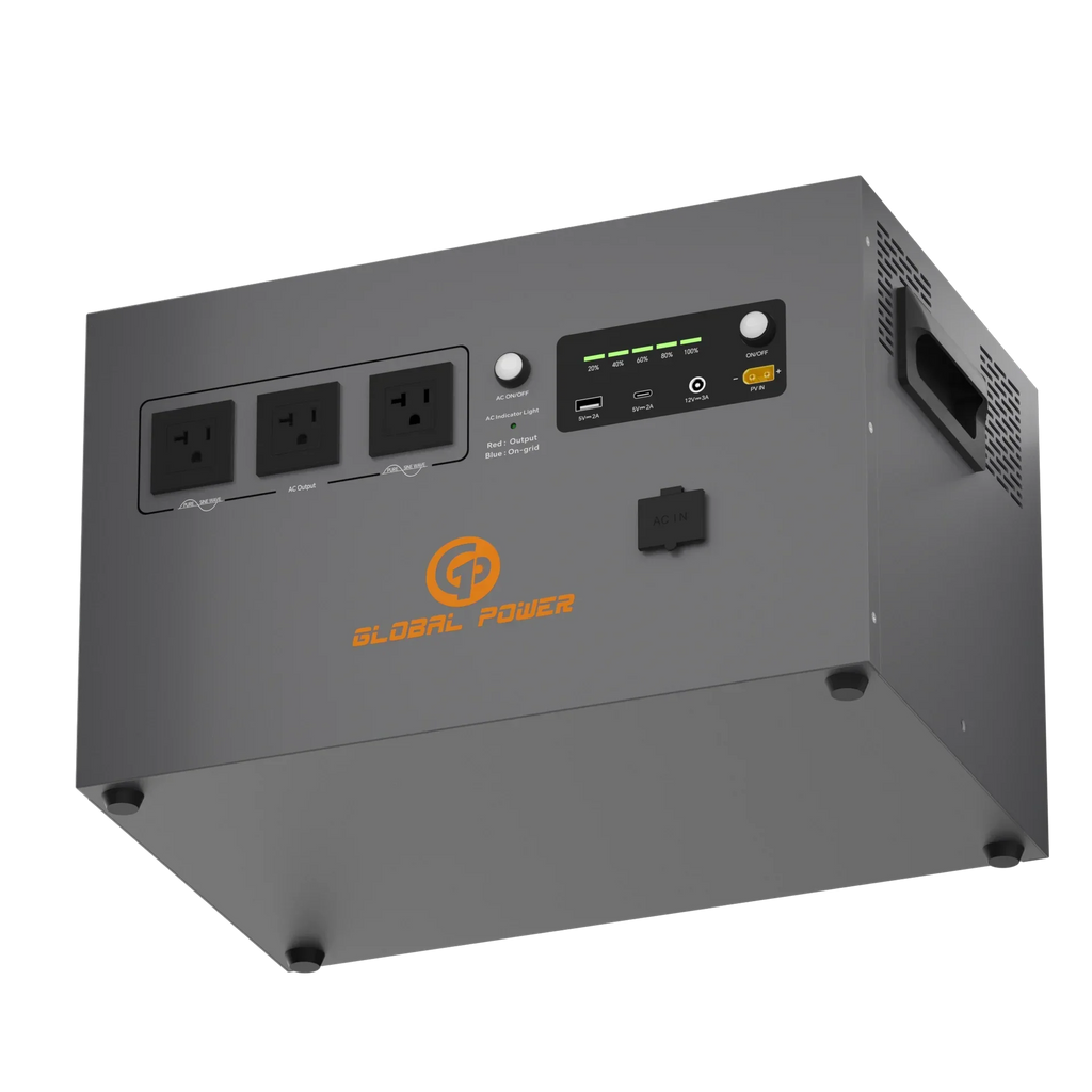 Global Power 2kW / 2560Wh Mini ESS — US (110V/120V)