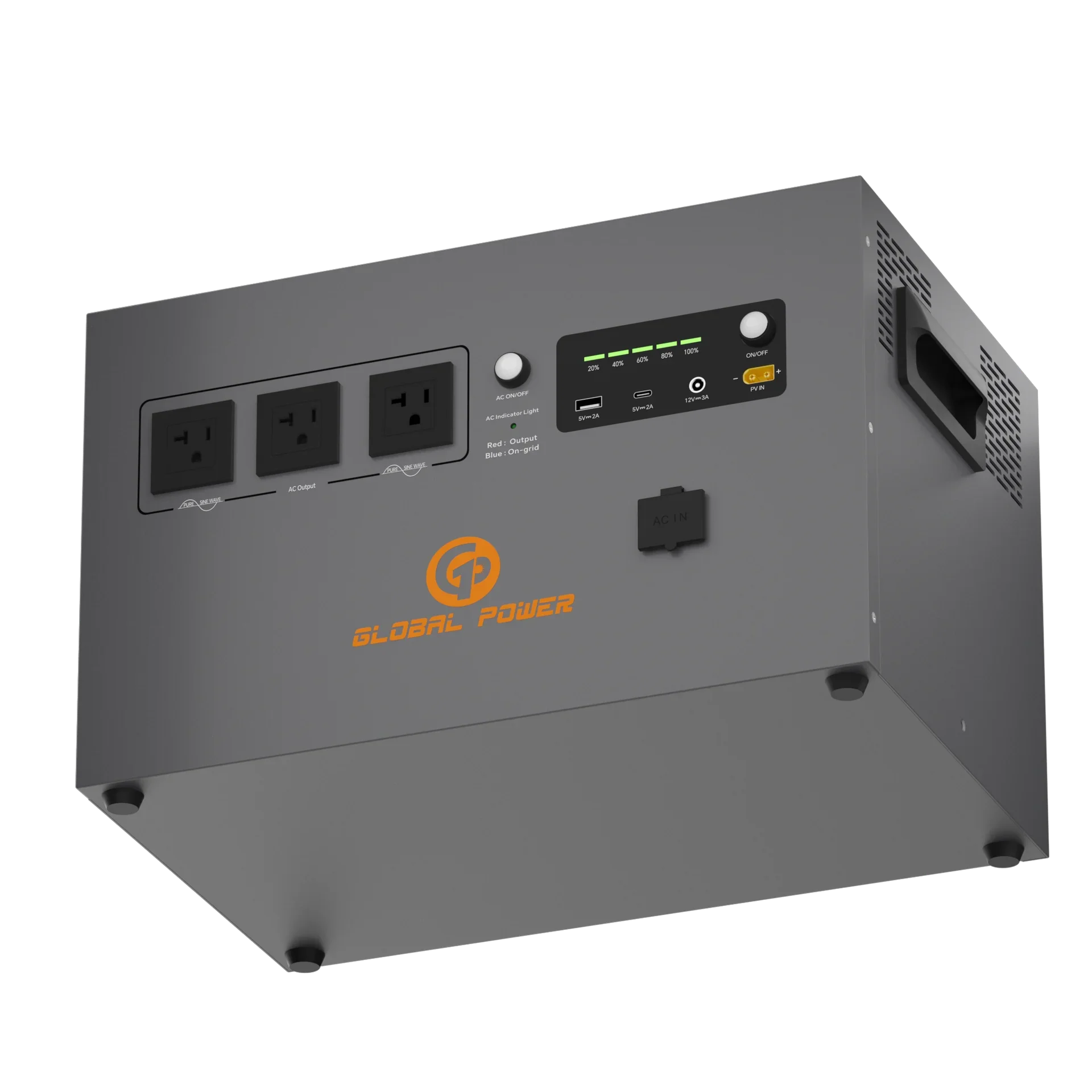 Global Power 2kW / 2560Wh Mini ESS