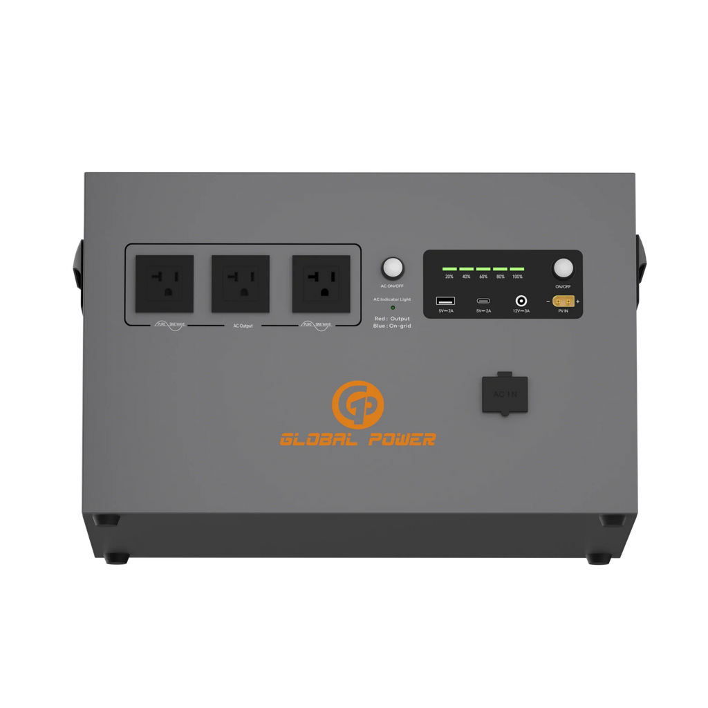 Global Power 2kW / 2560Wh Mini ESS — EU/Intl (220V/240V)