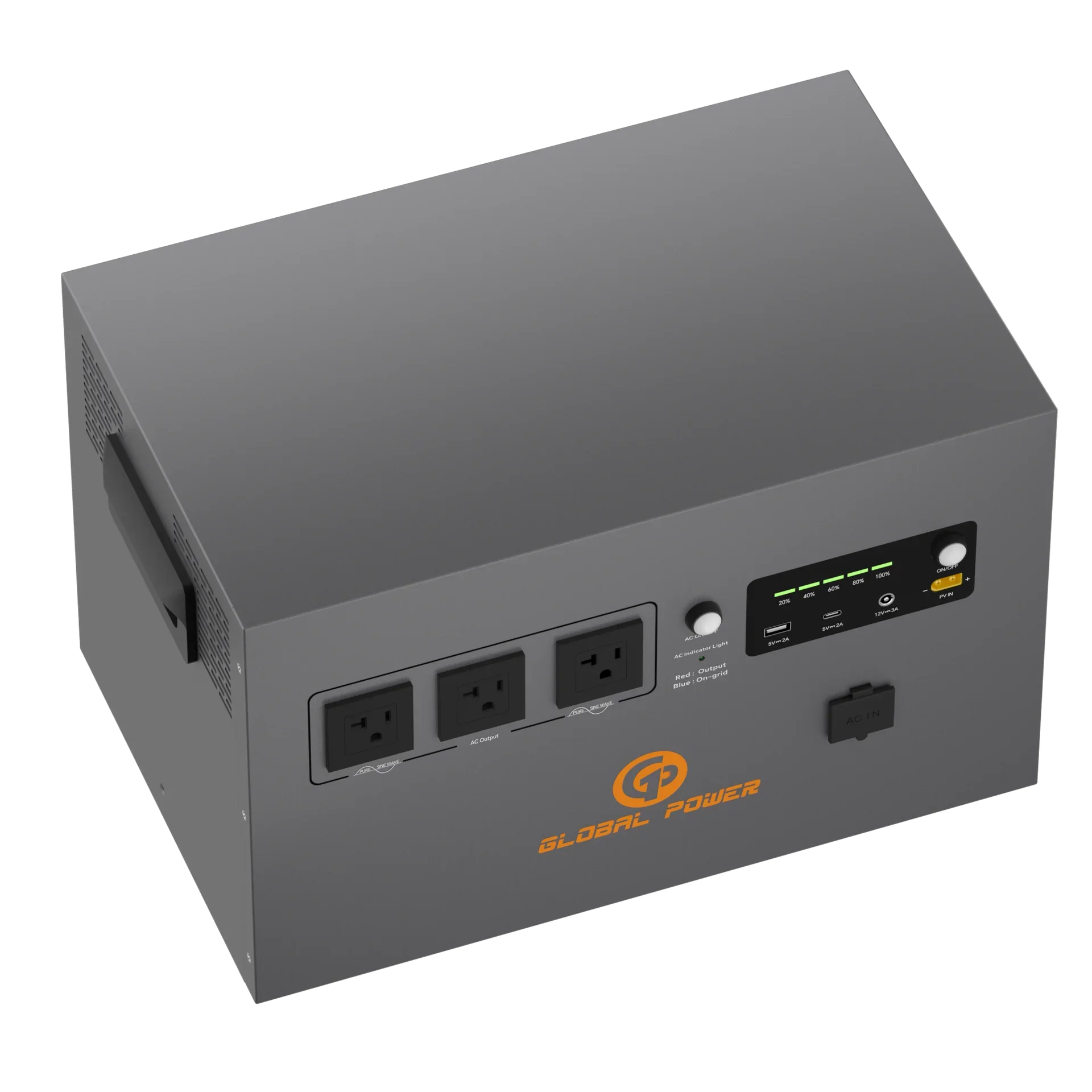 Global Power 2kW / 2560Wh Mini ESS