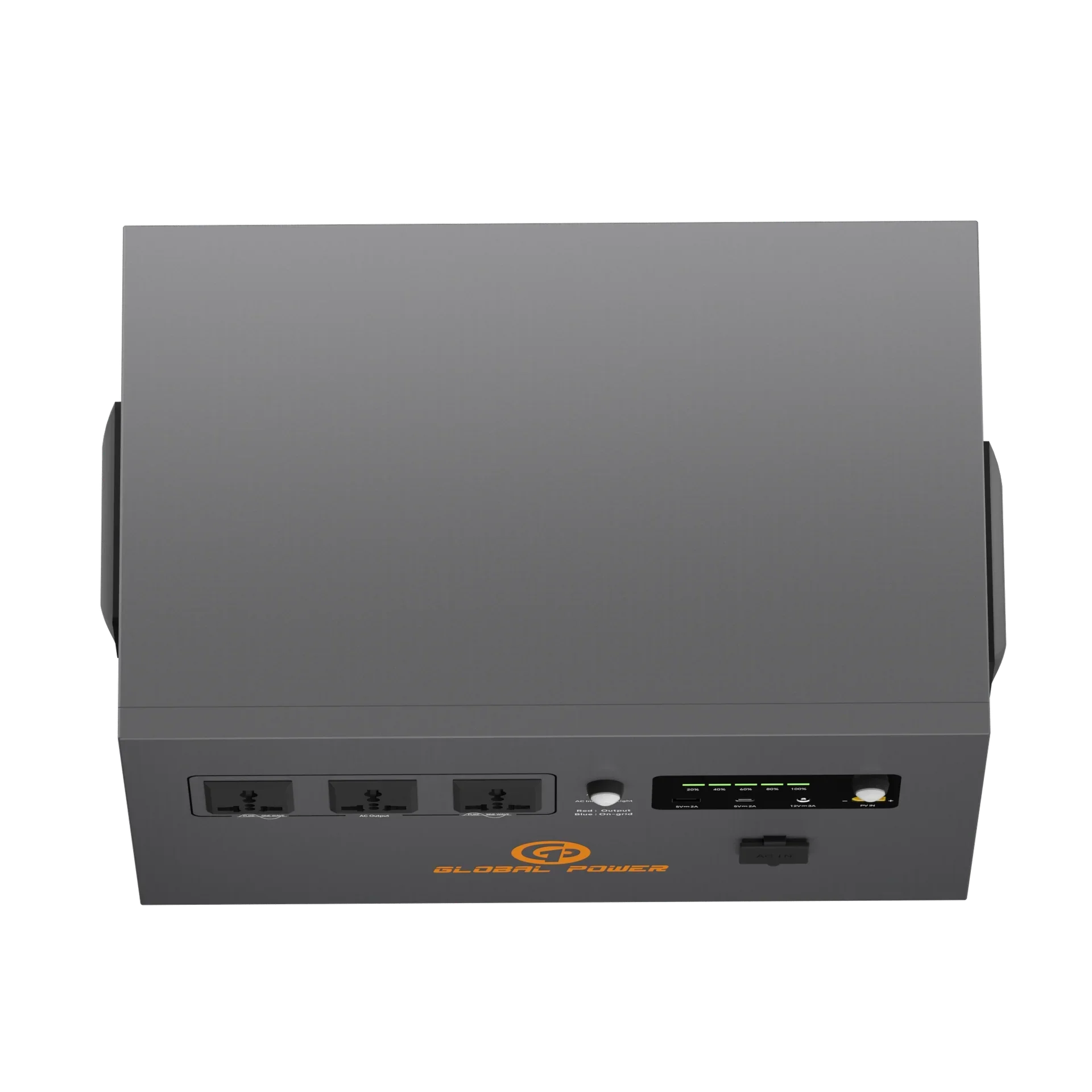 Global Power 2kW / 2560Wh Mini ESS — EU/Intl (220V/240V)