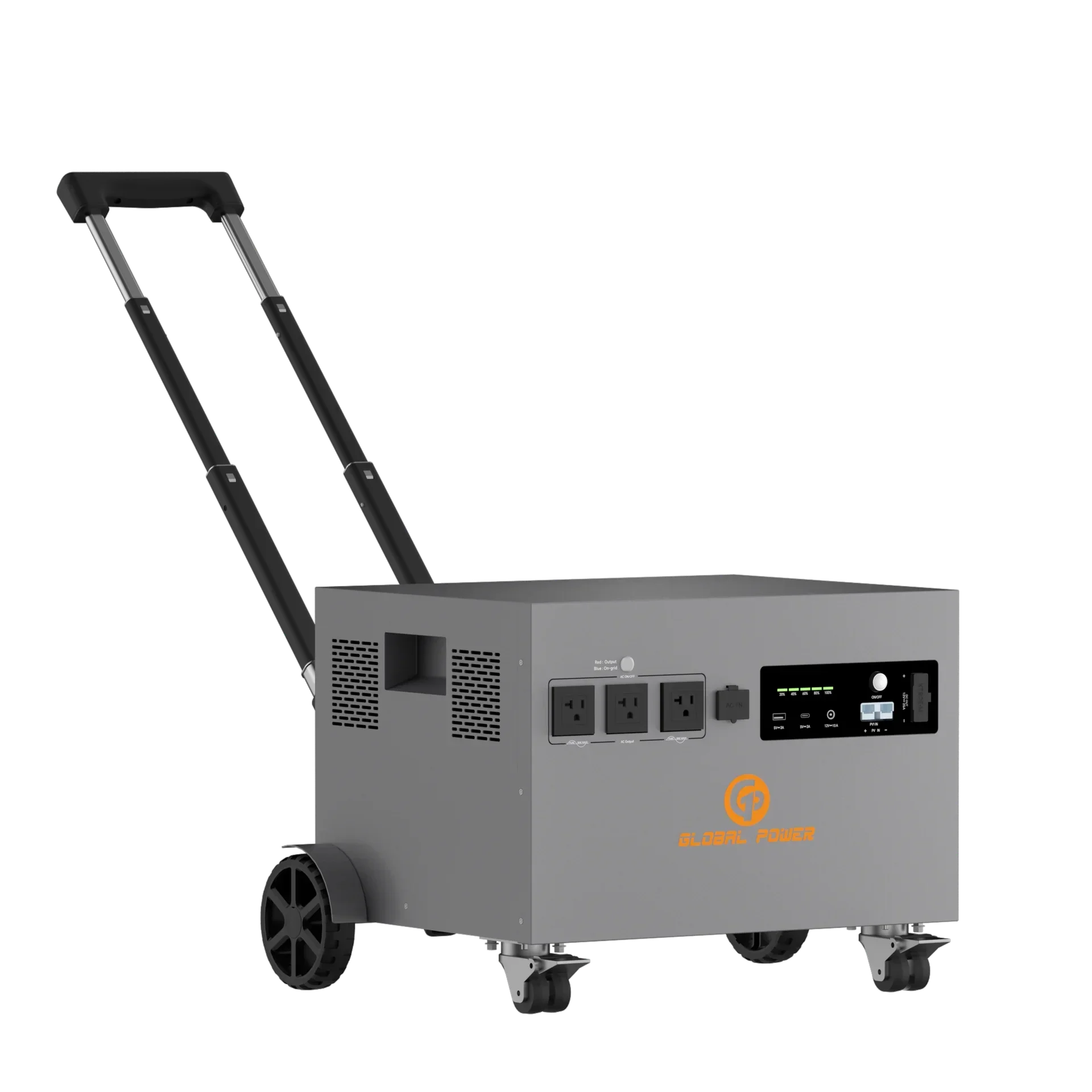 Global Power 3.6kW / 4800Wh Mini ESS — EU/Intl (220V/240V)